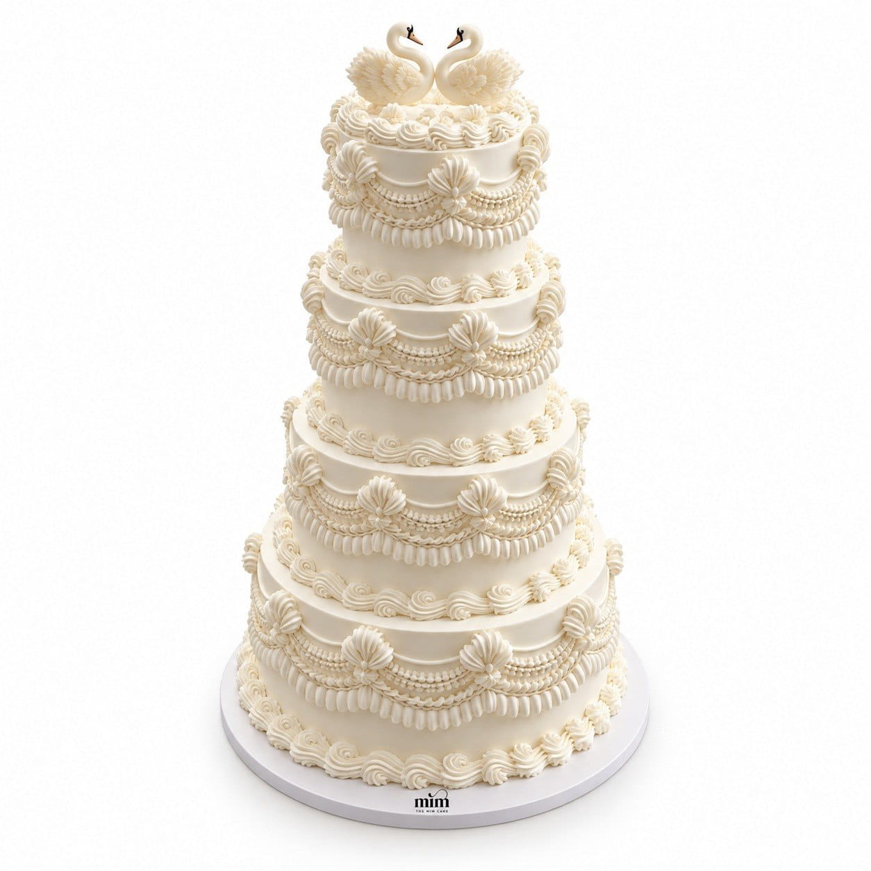 Ivory Swan Wedding Cake Ivory Swan Wedding Cake - Image 1
